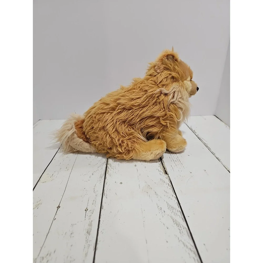 GANZ Webkinz Signature Pomeranian Dog Plush REALISTIC Long Hair Toy NO CODE 14